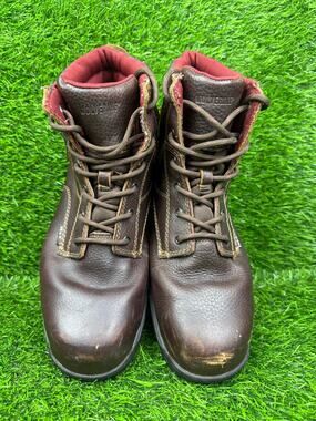 Wolverine Peak AG Mens 11M Brown Leather Safety Toe Electrical Hazard Work Boots